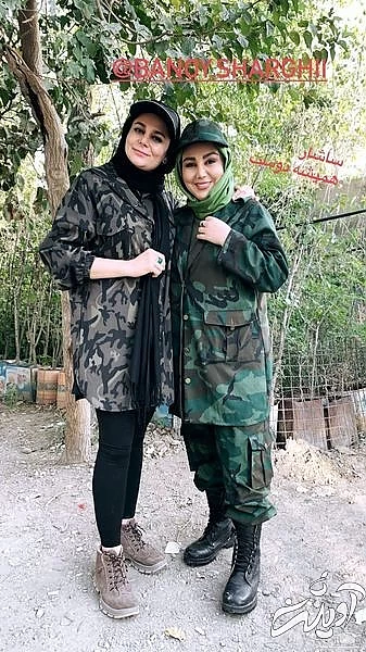 بهنوش بختیاری و دوستش